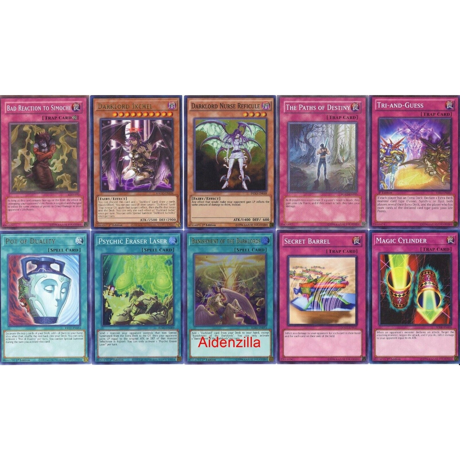 Yugioh Nurse Reficule Antiheal Burn Deck Bad Reaction Etsy