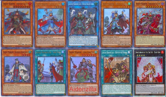 Yugioh Ancient Warriors Deck - Masterful Sun Mou Virtuous Liu Xuan Tenki - Etsy UK Yugioh Ancient Warriors Deck - Masterful Sun Mou Virtuous Liu Xuan Tenki - Etsy UK