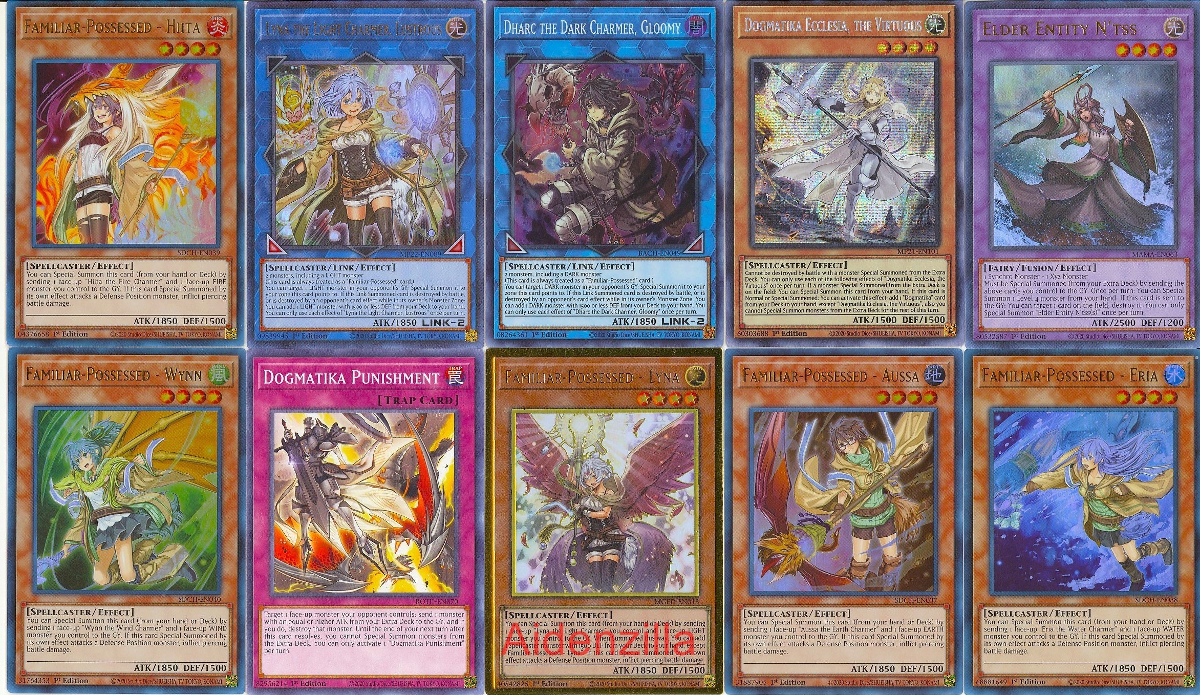 Yugioh Spirit Charmer Spellcaster Deck - Dharc Dogmatika Ecclesia, the Virtuous - Etsy Yugioh Spirit Charmer Spellcaster Deck - Dharc Dogmatika Ecclesia, the Virtuous - Etsy
