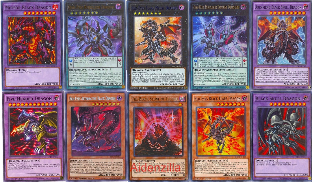Yugioh Redeyes Black Dragon Deck Alternative Flare Metal Skull Meteor