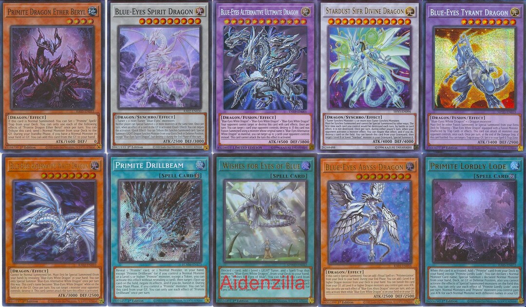 Yugioh Blue-eyes White Dragon Deck - Primite Alternative Ultimate