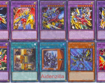Mazo VWXYZ de Yu-Gi-Oh! - Activación de Hyper Dragon Canon X-Cross Union