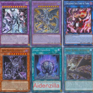 Yugioh Dark World Danger Deck - Grapha Reign-Beaux Snoww Unchained Dark Corridor