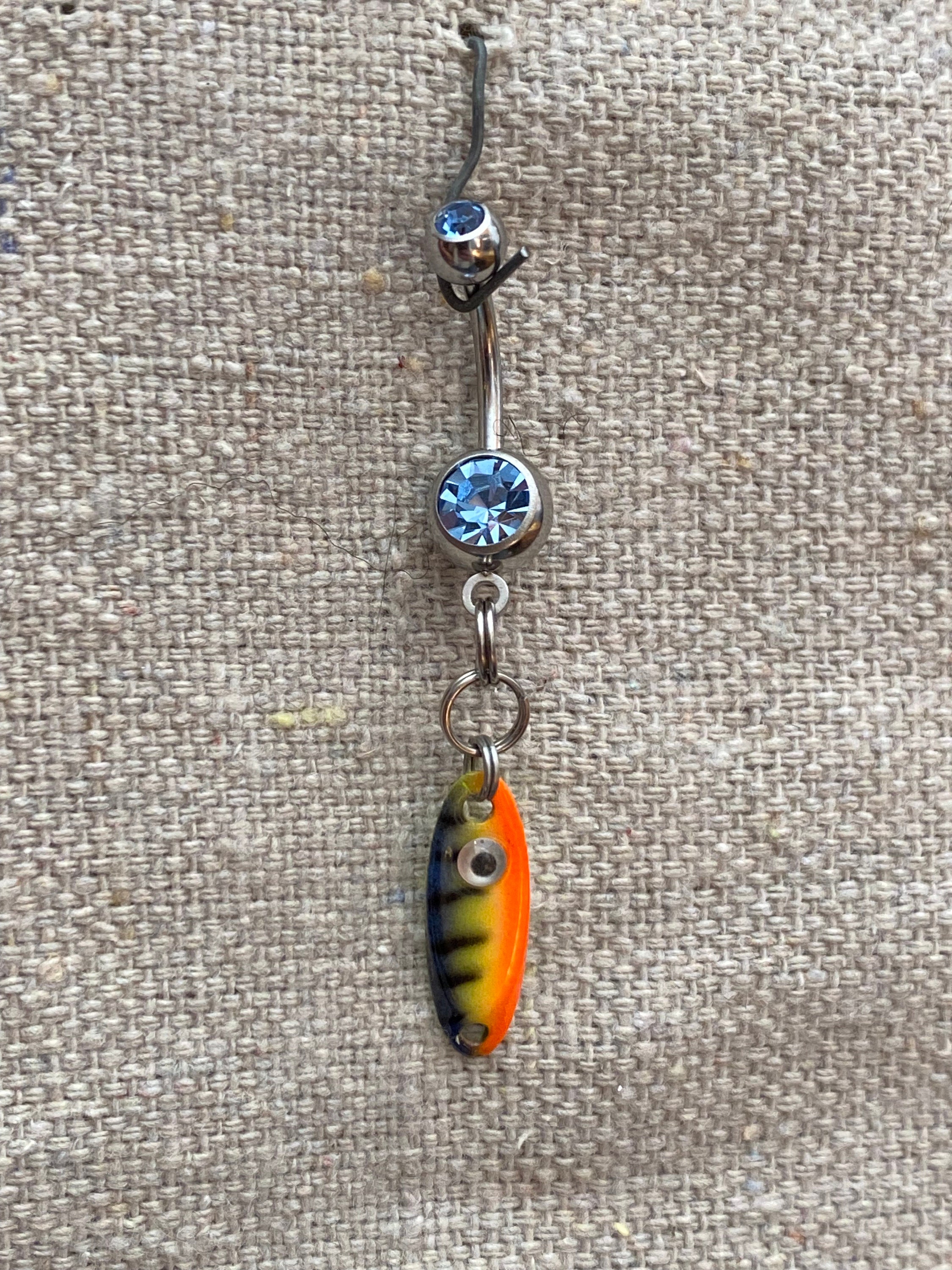 Fishing belly button rings cheap