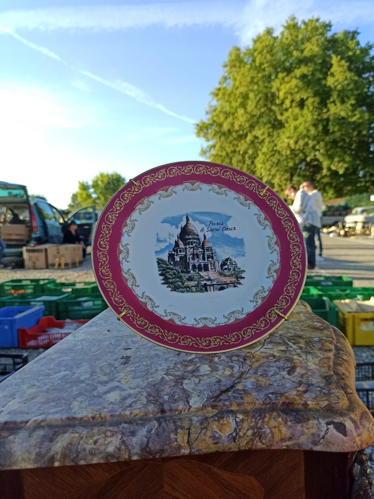 Assiette Limogé Peint