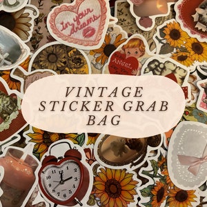 Vintage Mystery Sticker Grab Bag