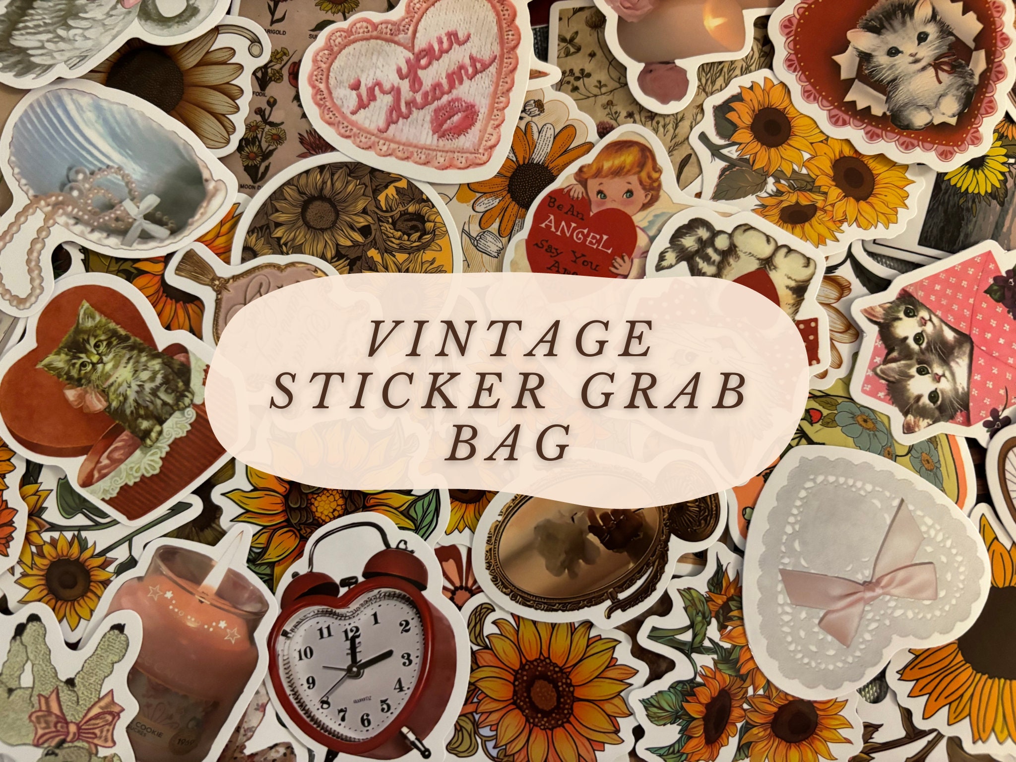 Vintage Sticker Set, Vintage Scrapbooking, Scrapbooking, Junk