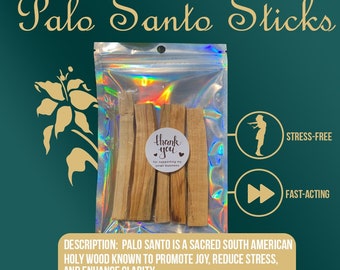 5 Palo Santo sticks