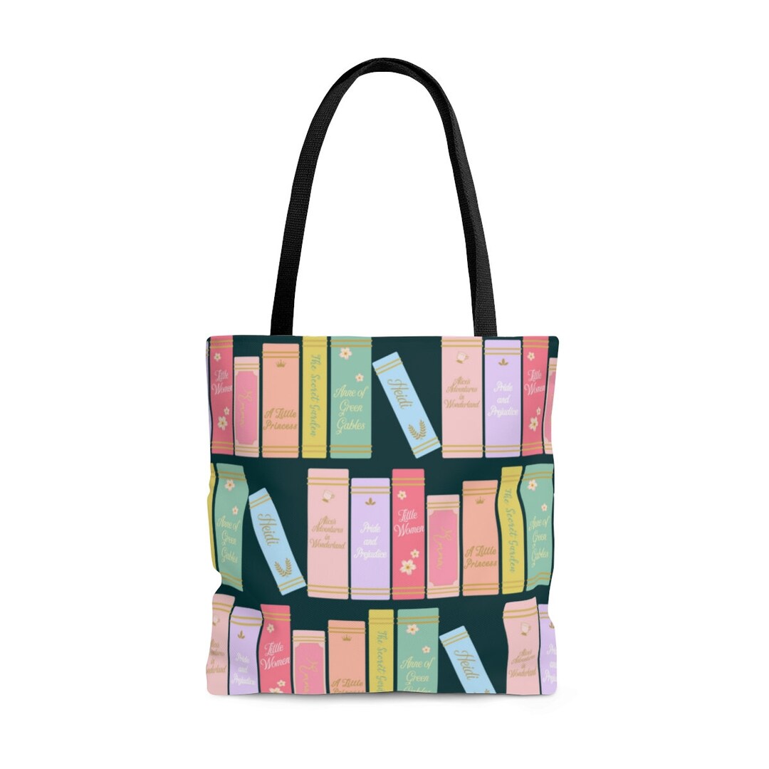 Unique Tote Bags / Library Tote Bag / Book Tote Bag / Tote Bag Etsy
