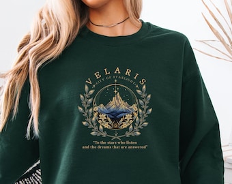 Velaris City Of Starlight Sweatshirt, ACOTAR Fan Pullover - View #11