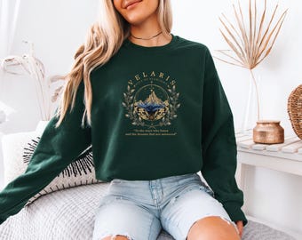 Velaris Book Sweatshirt, City Of Starlight Jumper, ACOTAR Velaris Sweater, The Night Court Top, Night Court Jumper, Bookish Gift Velaris Top