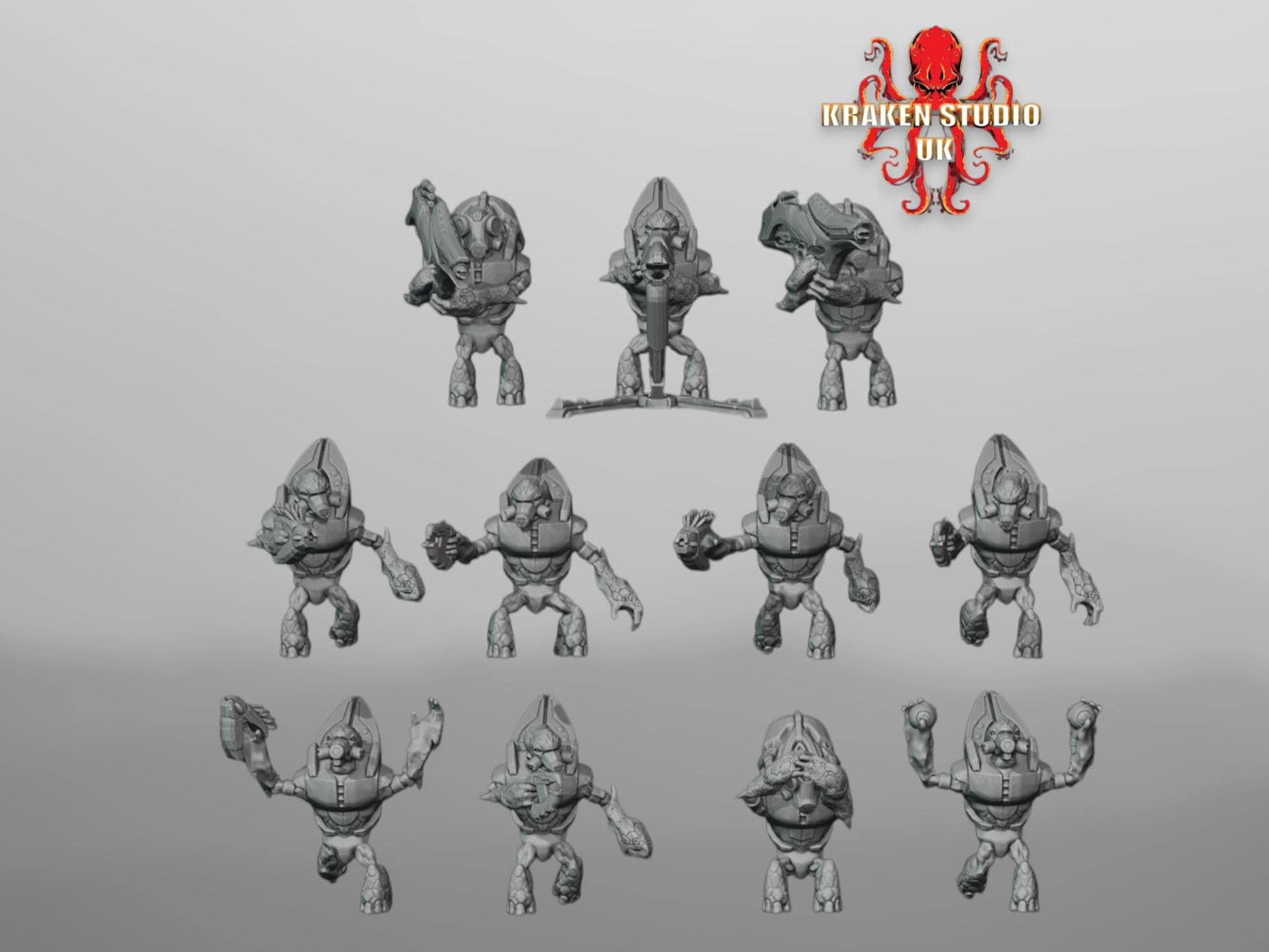 Halo: NEW Covenant Grunt Minors 32 mm - Captain Hards- (非公式 