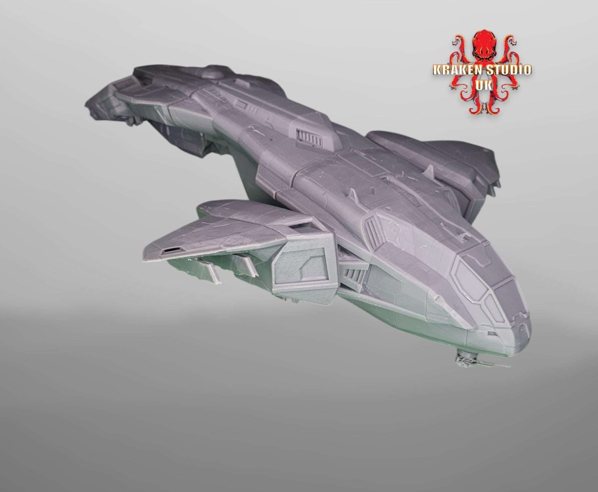 Figurine Halo Ground Command - Pelican Pro échelle 1:100 Peint (très Rare)