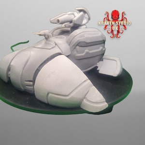 Halo: Covenant Wraith Tank - Captain Hards- (unofficial) 32mm scale- 1/56 scale