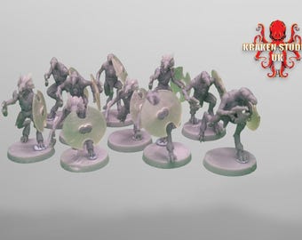 Halo: Covenant Jackal Skirmishers 32mm scale (35mm tall)- Captain Hards- (unofficial)