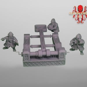 Fantasy- Dwarves- - stone thrower / catapult