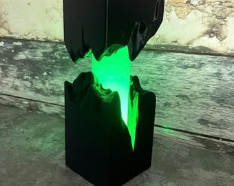 Monolith-LED - Licht/Lamp - 3D geprint, USB-aansluiting, tafellamp
