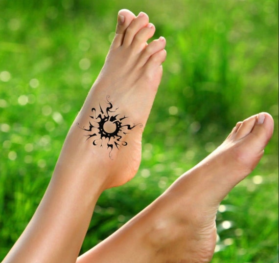 Buy Temporary Tattoo Sun Online In India  Etsy India