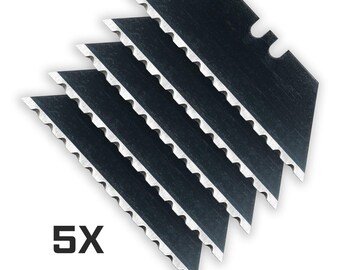 BLACK SK5 12-Point SERRATED Utility Knife Razor Blades (5-Pack)