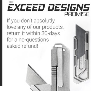 Exceed Designs Tirant RAZOR-M Maglock 3.0 (stonewashed) 6al-4v Titanium ...