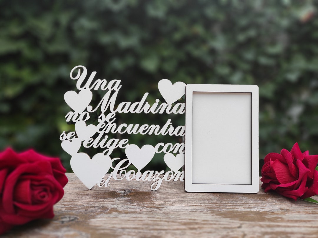 6 Photo Frames for Godmother or Godmother the Best Gift for Etsy