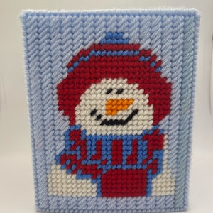 Winter Snowman Tissue Box Cover