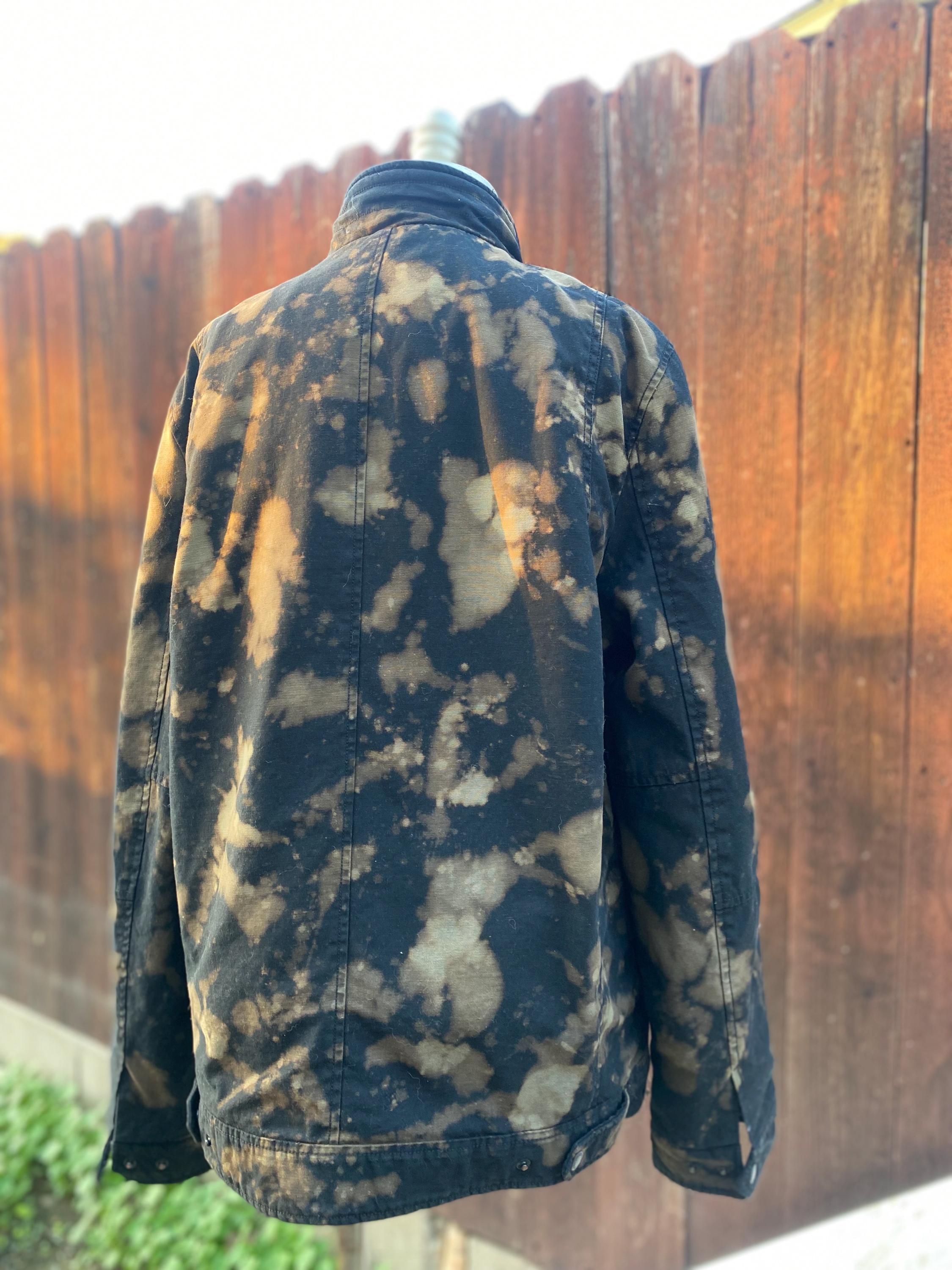 Levi's Bleached Canvas Work Jacket: Men's Medium, Quilted Lining - Etsy
