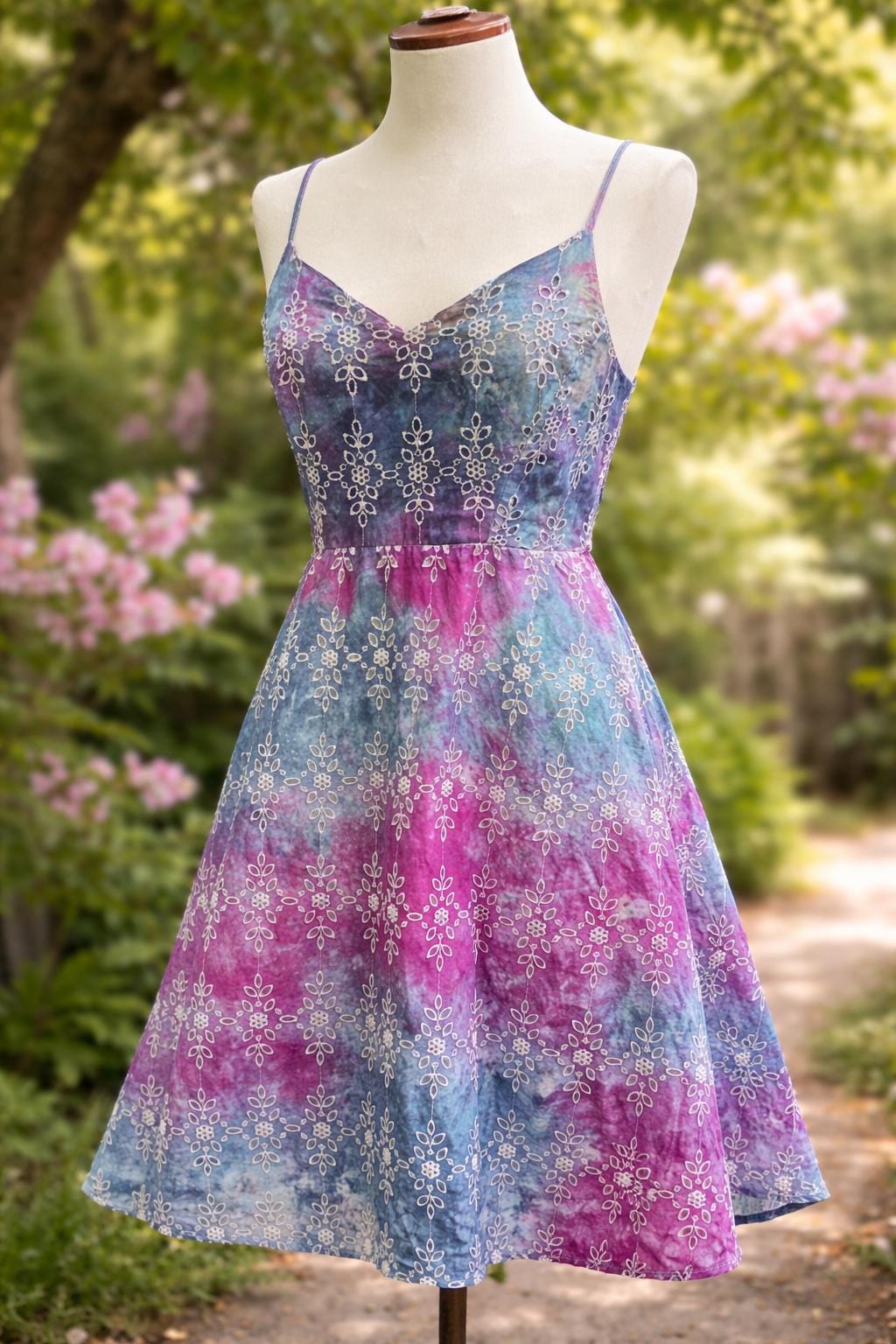 Navy Eyelet Dress - Etsy Navy Eyelet Dress - Etsy
