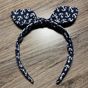 Nautical Handmade Blue Headband