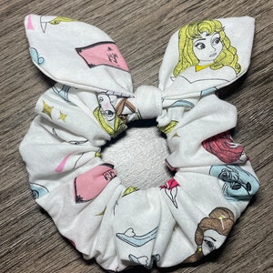 Scrunchie made with License Disney Princess fabric