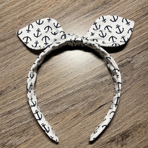 Nautical Handmade White Headband