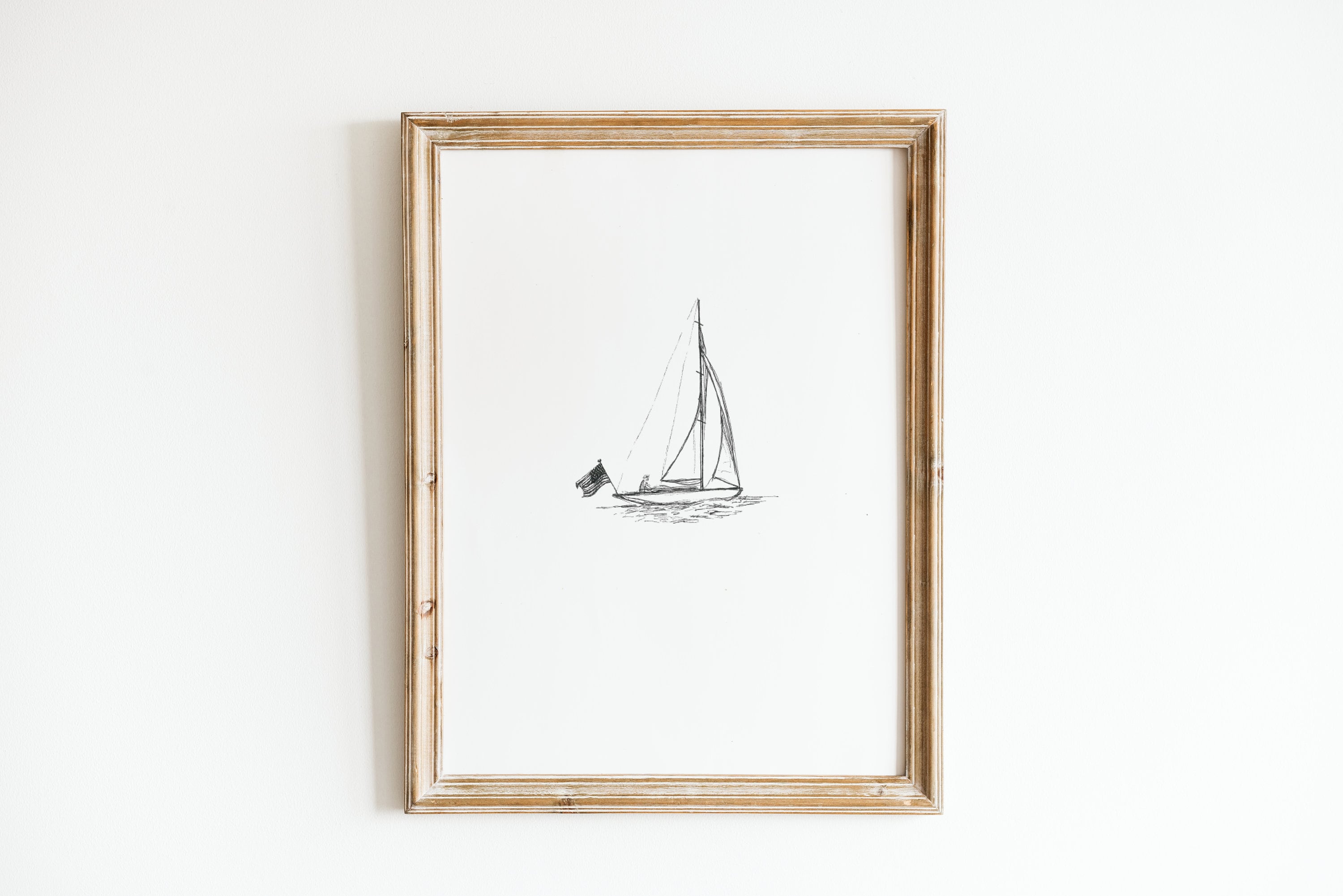 White Sails Painting
