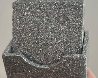 Set of 5 Silver Coasters
