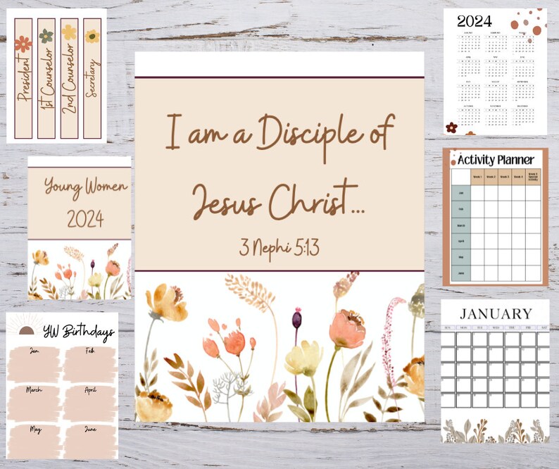 2024 Young Women Packet, LDS Young Women Planner Printable, Young Women ...
