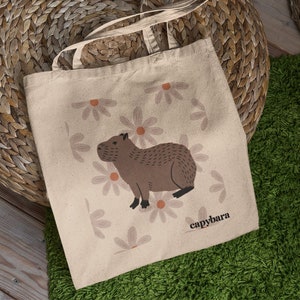 Capybara Tote - Capybara - Ok He Pull Up Capybara - Cottagecore Tote -Meme Tote -Kawaii Tote Bag -Capybara Gift -Capybara Merch -Tik Tok Bag