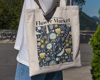New York Flower Market - Flower Market Tote - Magazine Tote - Vintage Tote - Cosmopolitan Tote - New York Tote - Cover Art Tote - New Yorker