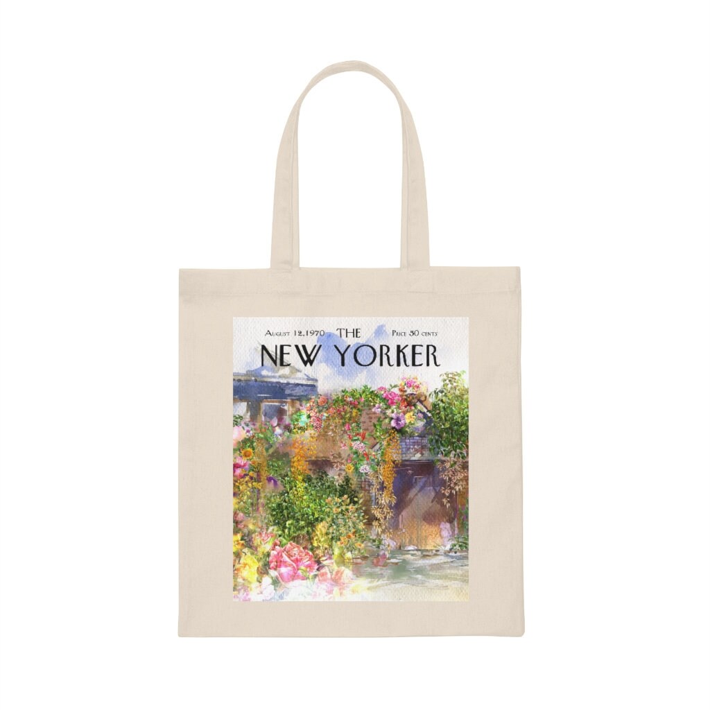 New Yorker Tote Bag Magazine Tote Bag Cover Art Tote New Etsy