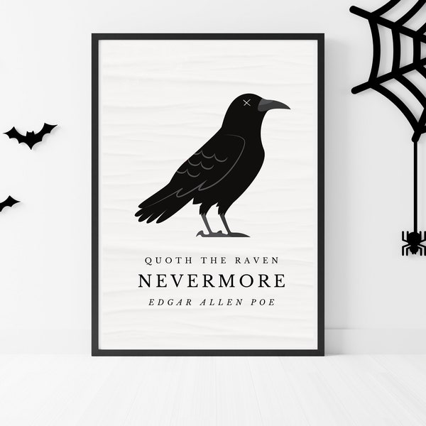Raven Printable - Etsy