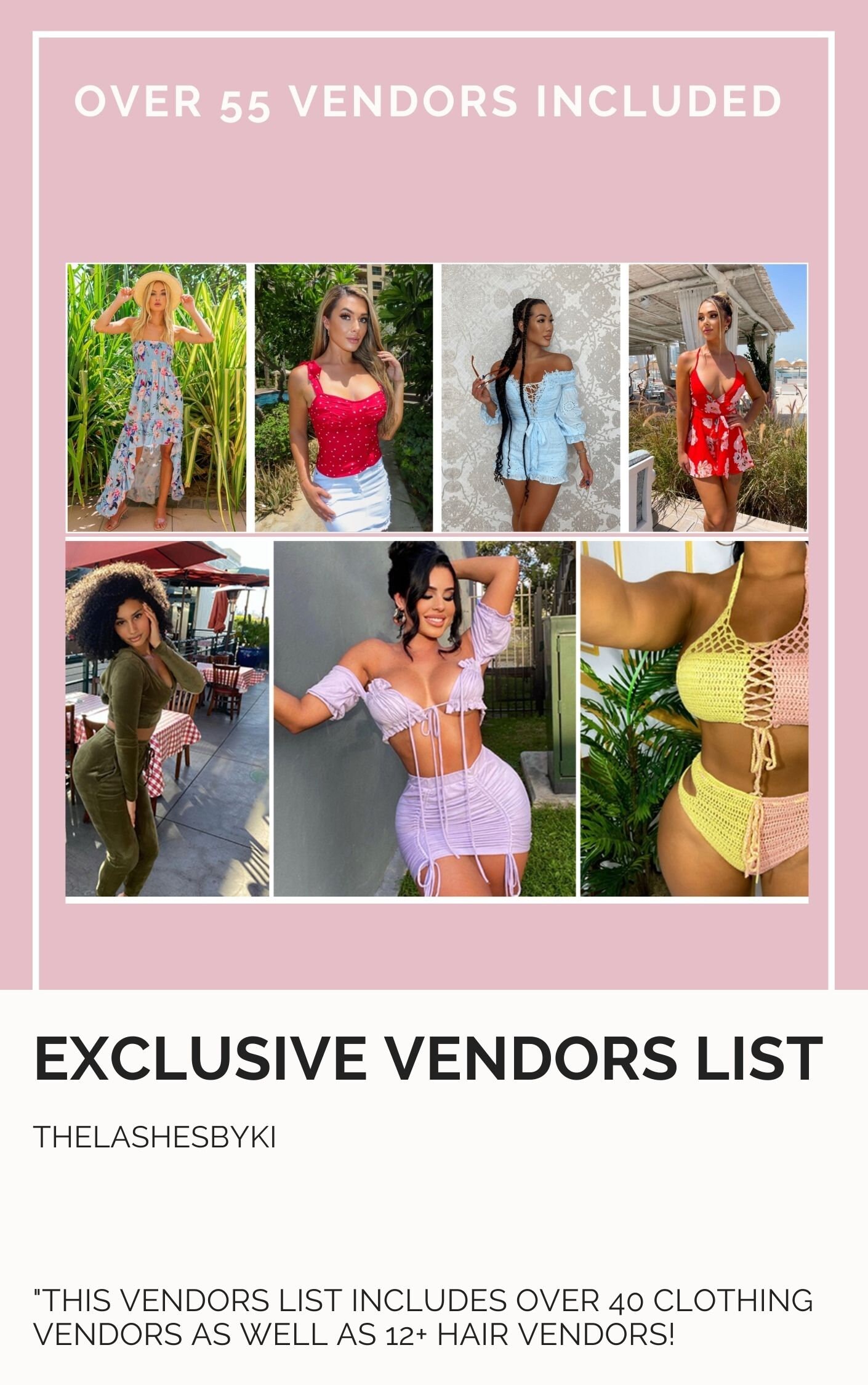 Vendors List Ebook Start Your Own Business, 50 Clothing Hair and