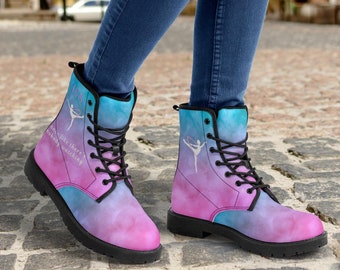 Personalized Combat Boots: Custom Made Vegan Leather Dance Boots