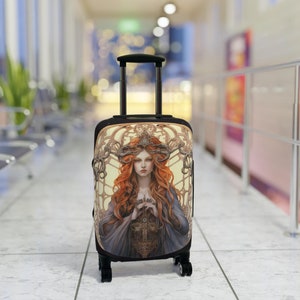 Designer Luggage Cover: Stretchable Suitcase Protector, Anti-Scratch