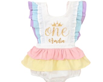 First birthday outfit, 1st birthday outfit, cake smash romper, cake smash outfit, dungarees, wild one romper/ outfit