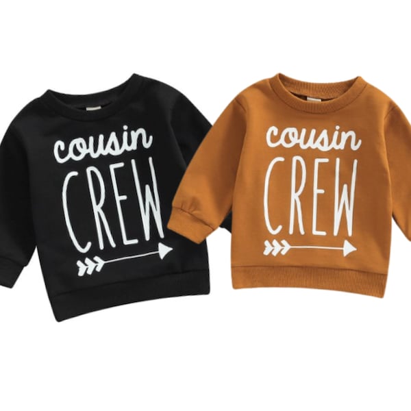 Cousin Sweatshirt, Pullover, T-Shirt, T-Shirt, Shirt, Cousin-Sets, großer Cousin, kleiner Cousin