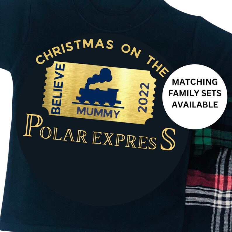 2023 Polar Express Matching Family Pyjamas Pjs Pyjamas Etsy