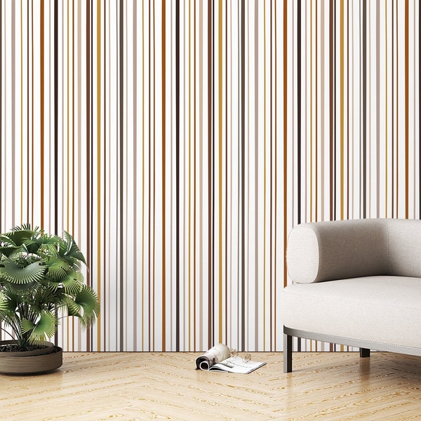 Vertical Stripe Wallpaper - Etsy