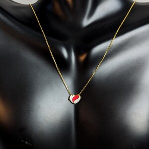 Heart and Dolphin Necklace | Heart and Dolphin Necklace for Girl | Heart Necklace for Christmas Gift -Birthday Gift |Gold Plated Silver Gift