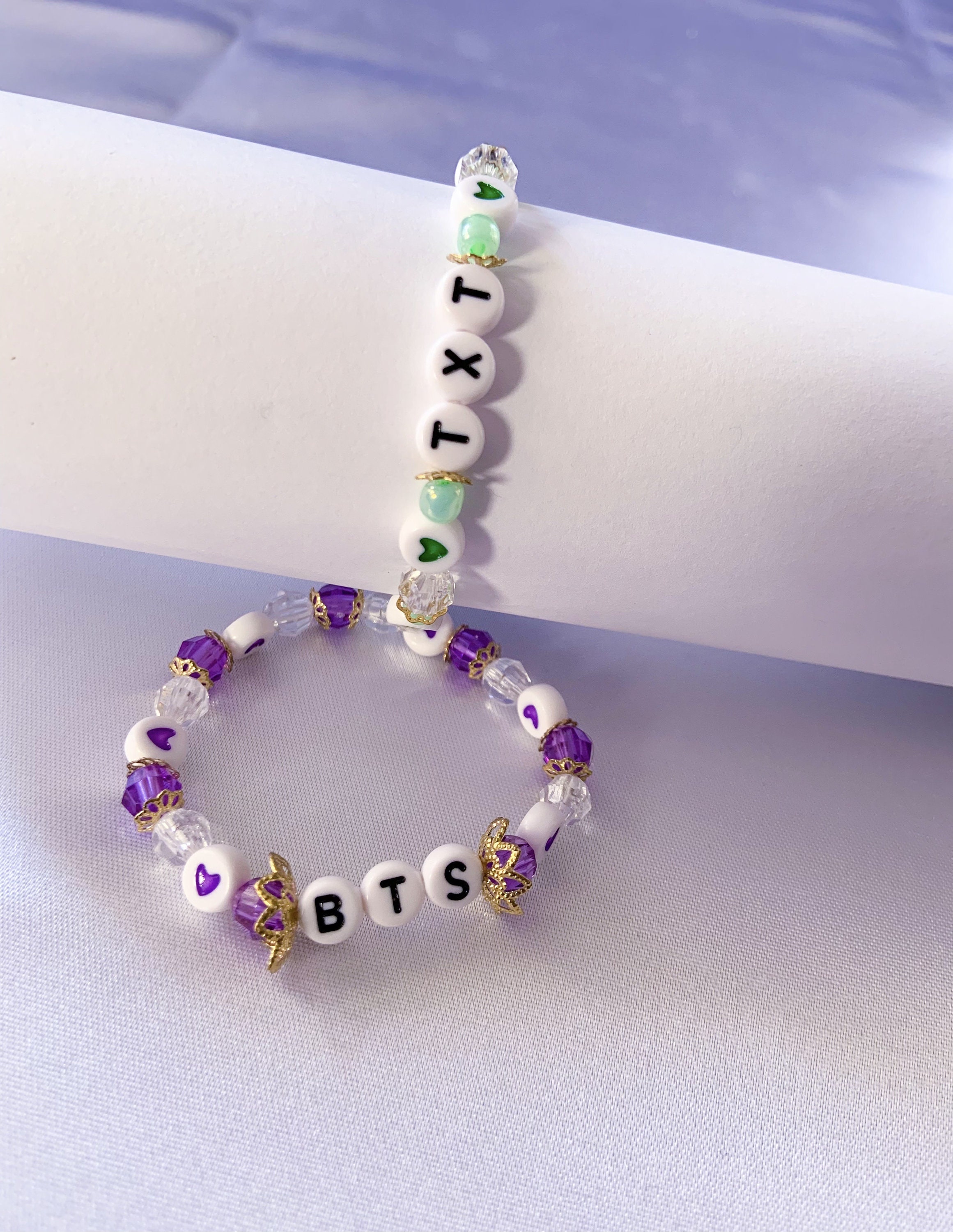 Kpop Custom Beaded Bracelets Kpop Group Bracelets Gift Etsy