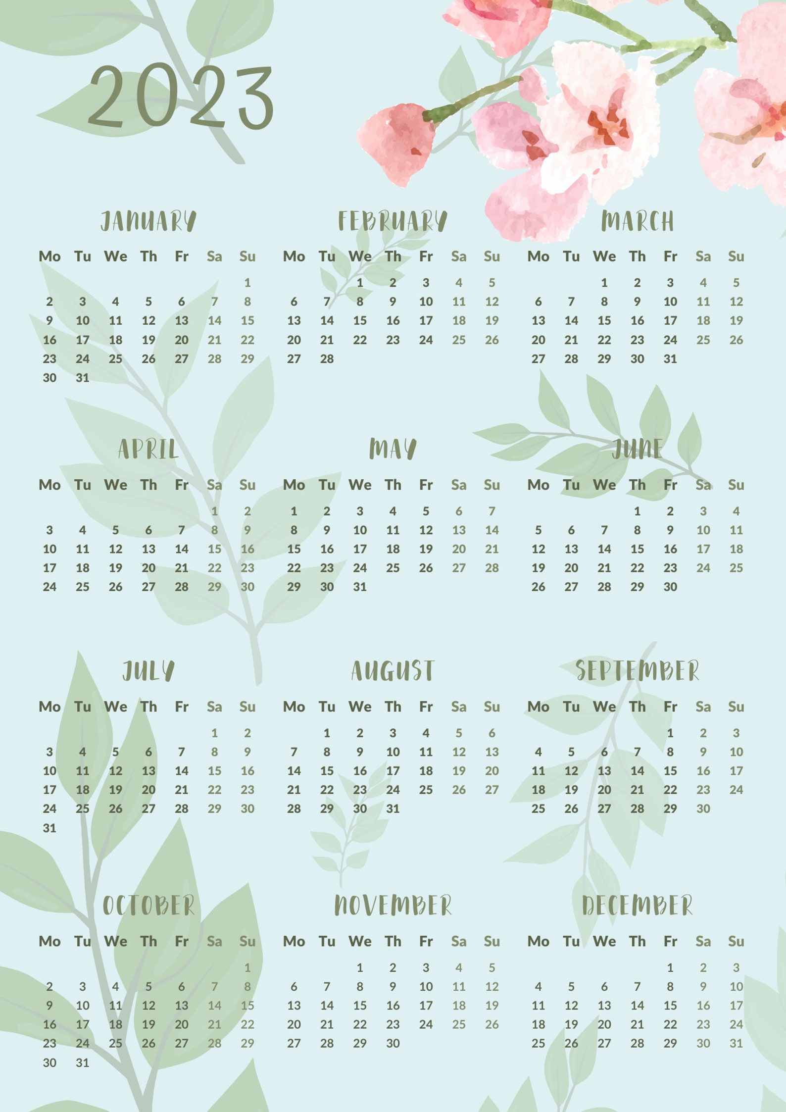 Unique Printable Planner 2023 Bujo Daily Planner Weekly - Etsy