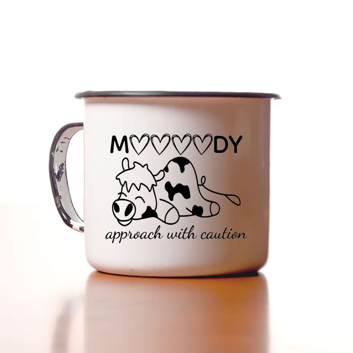 Moody Cow Png, Digital Png Cow, Cute Cow Png, Sarcastic Png, Gen X