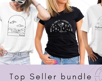 Swift SVG digitales Bundle Pack, Taylor Merch, TSwift Aufkleber, Swift Lyric, Vigilante Shirt, Bejeweled Tour Outfit, Karma Fakten blau Crewneck